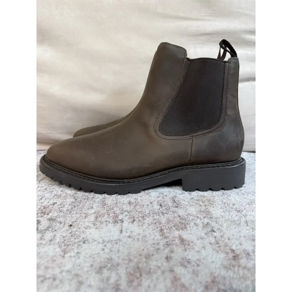 Thursday Boot Co. Legend Chelsea Boots Brown Leather Men's Size 11 Wide Heritage